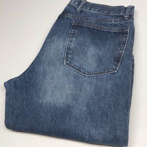 VINTAGE MENS GAP STRAIGHT FIT JEANS 36x30 100% COTTON 😎